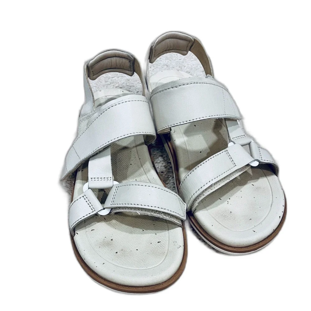 Teva Madera Leather Slingback Sandals Birch White Tan Size 7 1152570